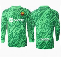 Barcelona Bramkarskie Koszulka Wyjazdowa 2024-25 Długi Rękaw